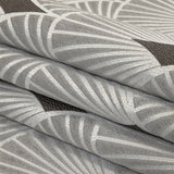 Drapery Jacquard - Silver Maze of Fans - British Imported