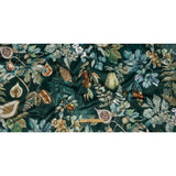 Polyester Knit Microvelvet - Forest Floral - British Imported