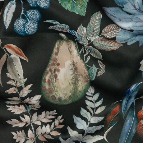 Polyester Knit Microvelvet - Midnight Floral - British Imported