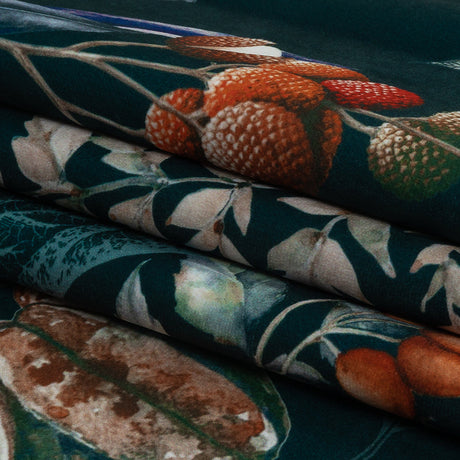 Polyester Knit Microvelvet - River Floral - British Imported