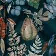 Polyester Knit Microvelvet - River Floral - British Imported