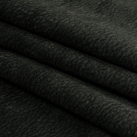 Polyester Microvelvet - Ebony Abstract - British Imported