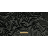 Polyester Microvelvet - Ebony Abstract - British Imported