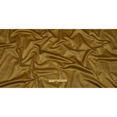 Polyester Microvelvet - Gold Abstract - British Imported
