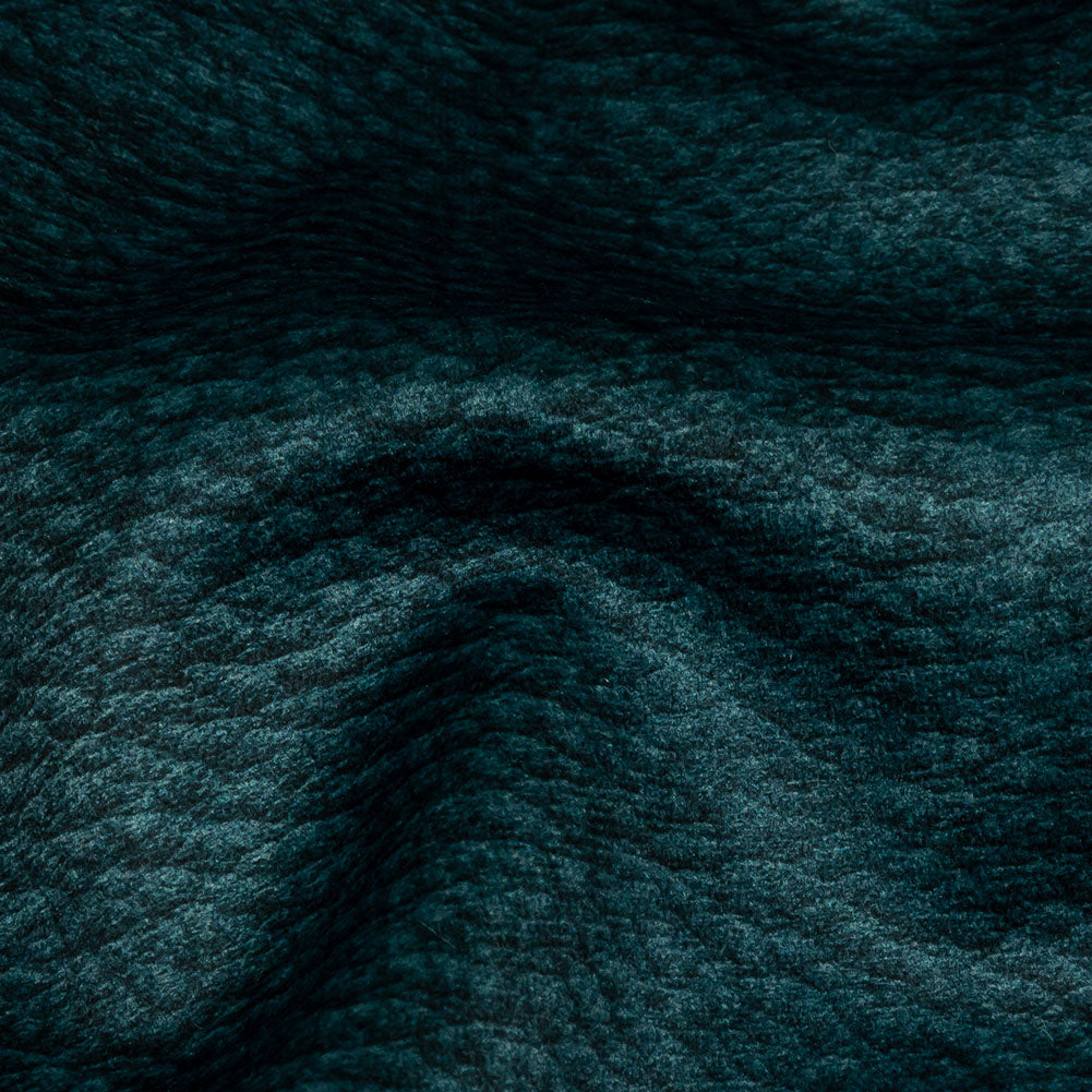 Polyester Microvelvet - Ocean Abstract - British Imported