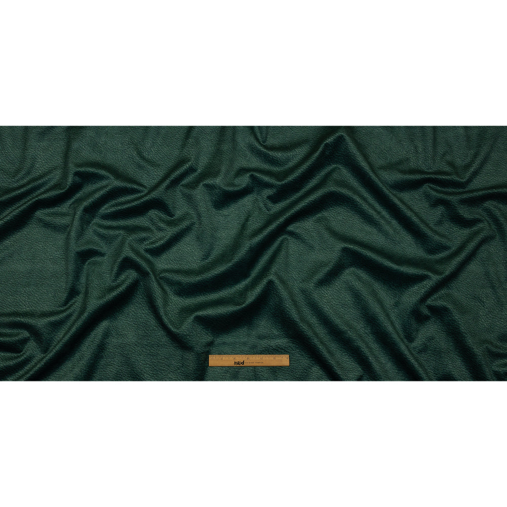 Polyester Microvelvet - Teal Abstract - British Imported