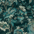 Polyester Microvelvet Print - River Jacobean Floral - British Imported