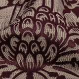 Drapery Jacquard - Berry Leafy Damask - British Imported