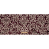 Drapery Jacquard - Berry Leafy Damask - British Imported