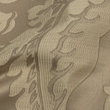 Drapery Jacquard - Champagne Leafy Damask - British Imported
