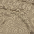 Drapery Jacquard - Champagne Leafy Damask - British Imported