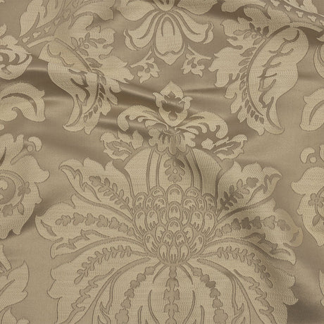 Drapery Jacquard - Champagne Leafy Damask - British Imported