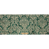 Drapery Jacquard - Emerald Leafy Damask - British Imported