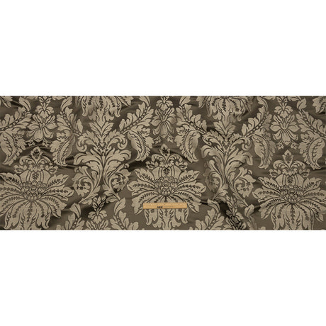 Drapery Jacquard - Fawn Leafy Damask - British Imported
