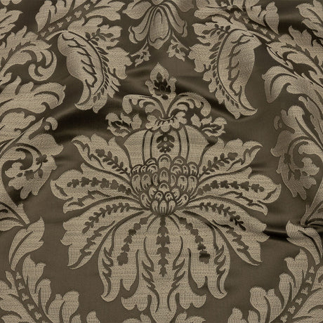 Drapery Jacquard - Fawn Leafy Damask - British Imported