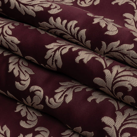 Drapery Jacquard - Berry Elegant Ferns - British Imported