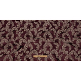 Drapery Jacquard - Berry Elegant Ferns - British Imported