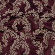 Drapery Jacquard - Berry Elegant Ferns - British Imported