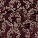 Drapery Jacquard - Berry Elegant Ferns - British Imported