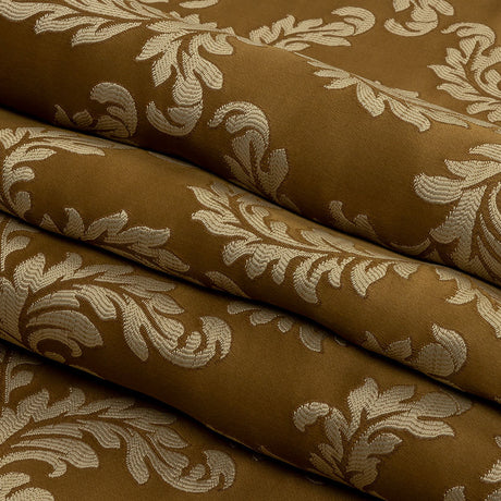 Drapery Jacquard - Bronze Elegant Ferns - British Imported