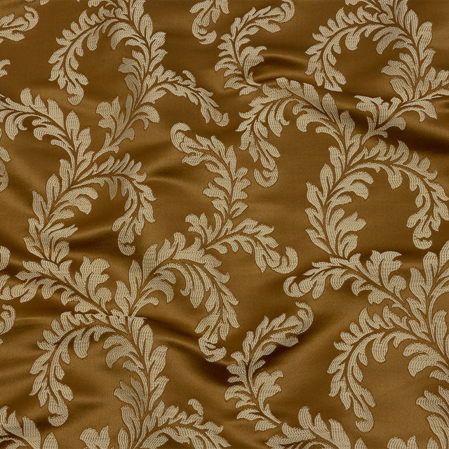 Drapery Jacquard - Bronze Elegant Ferns - British Imported