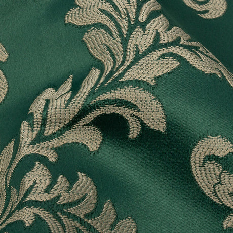 Drapery Jacquard - Emerald Elegant Ferns - British Imported