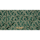 Drapery Jacquard - Emerald Elegant Ferns - British Imported