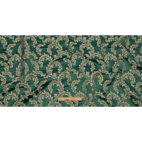Drapery Jacquard - Emerald Elegant Ferns - British Imported