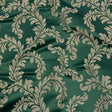 Drapery Jacquard - Emerald Elegant Ferns - British Imported