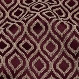 Drapery Jacquard - Berry Simple Ogees - British Imported