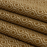 Drapery Jacquard - Bronze Simple Ogees - British Imported