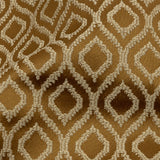 Drapery Jacquard - Bronze Simple Ogees - British Imported