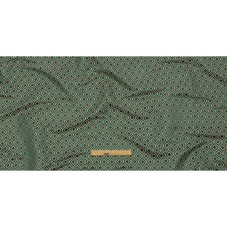 Drapery Jacquard - Emerald Simple Ogees - British Imported