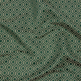Drapery Jacquard - Emerald Simple Ogees - British Imported