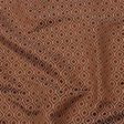 Drapery Jacquard - Rust Simple Ogees - British Imported