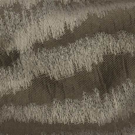 Drapery Jacquard - Truffle Abstract Stripes - British Imported