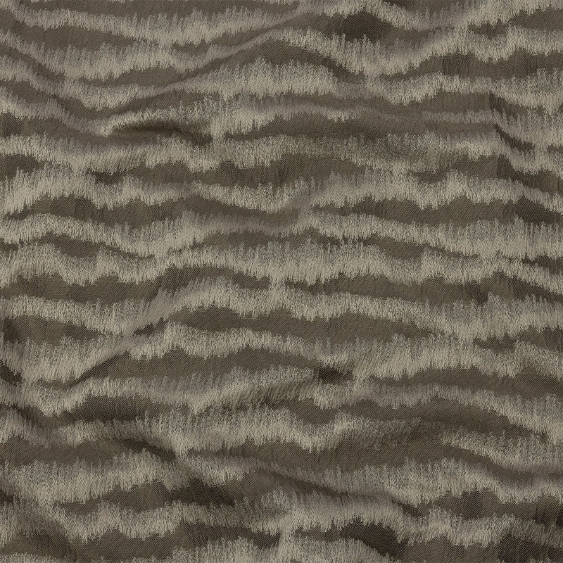 Drapery Jacquard - Truffle Abstract Stripes - British Imported