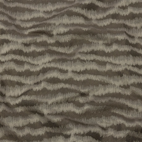 Drapery Jacquard - Truffle Abstract Stripes - British Imported