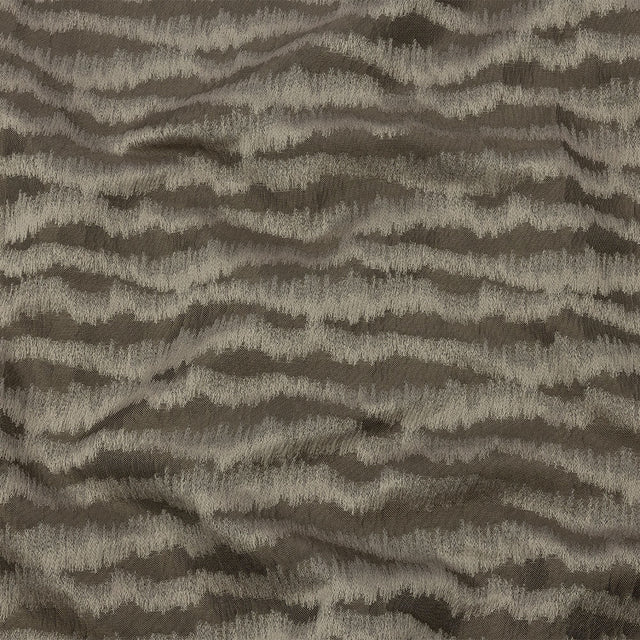 Drapery Jacquard - Truffle Abstract Stripes - British Imported