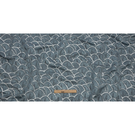 Drapery Jacquard - Danube Fan Scales - British Imported