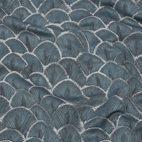 Drapery Jacquard - Danube Fan Scales - British Imported