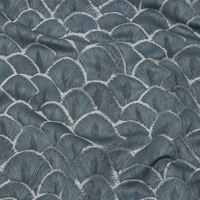 Drapery Jacquard - Danube Fan Scales - British Imported
