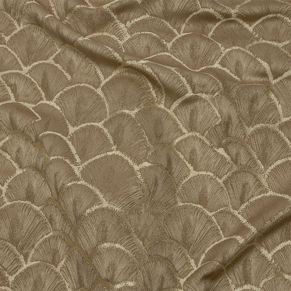 Drapery Jacquard - Fawn Fan Scales - British Imported
