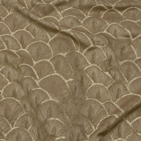 Drapery Jacquard - Fawn Fan Scales - British Imported