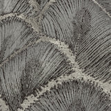 Drapery Jacquard - Grey Fan Scales - British Imported