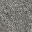 Drapery Jacquard - Grey Fan Scales - British Imported