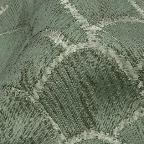 Drapery Jacquard - Jade Fan Scales - British Imported