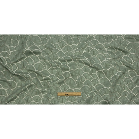 Drapery Jacquard - Jade Fan Scales - British Imported