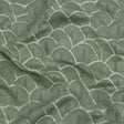Drapery Jacquard - Jade Fan Scales - British Imported