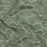 Drapery Jacquard - Jade Fan Scales - British Imported